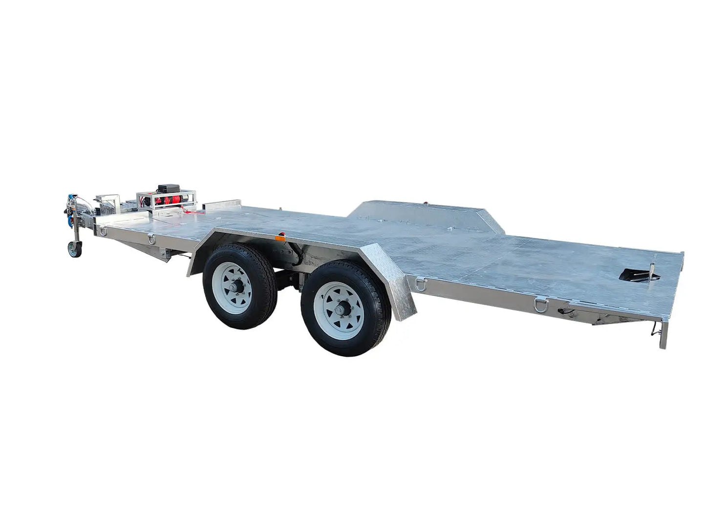Hydraulic Tipper Car Trailer For Sale Deck size 16.4×6.6ft (5X2m) 3500KG/4500KG