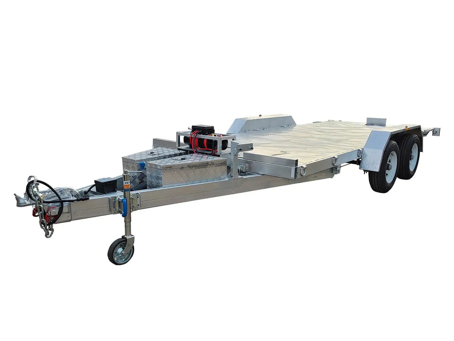 Hydraulic Tipper Car Trailer For Sale Deck size 16.4×6.6ft (5X2m) 3500KG/4500KG