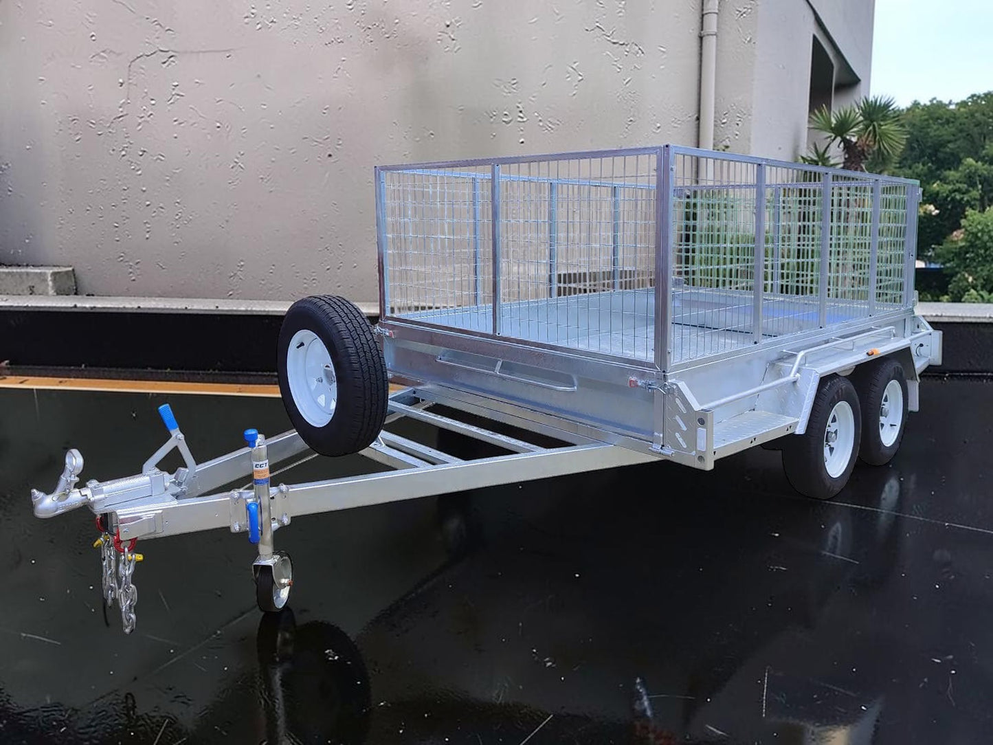 Premium 8×5 Tandem Box Trailer Dual 2000kg ATM