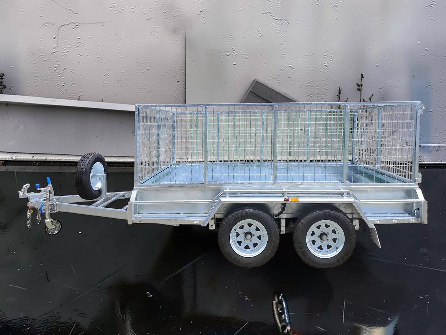 Premium 8×5 Tandem Box Trailer Dual 2000kg ATM