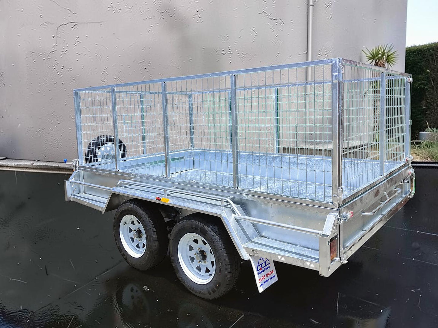 Premium 8×5 Tandem Box Trailer Dual 2000kg ATM