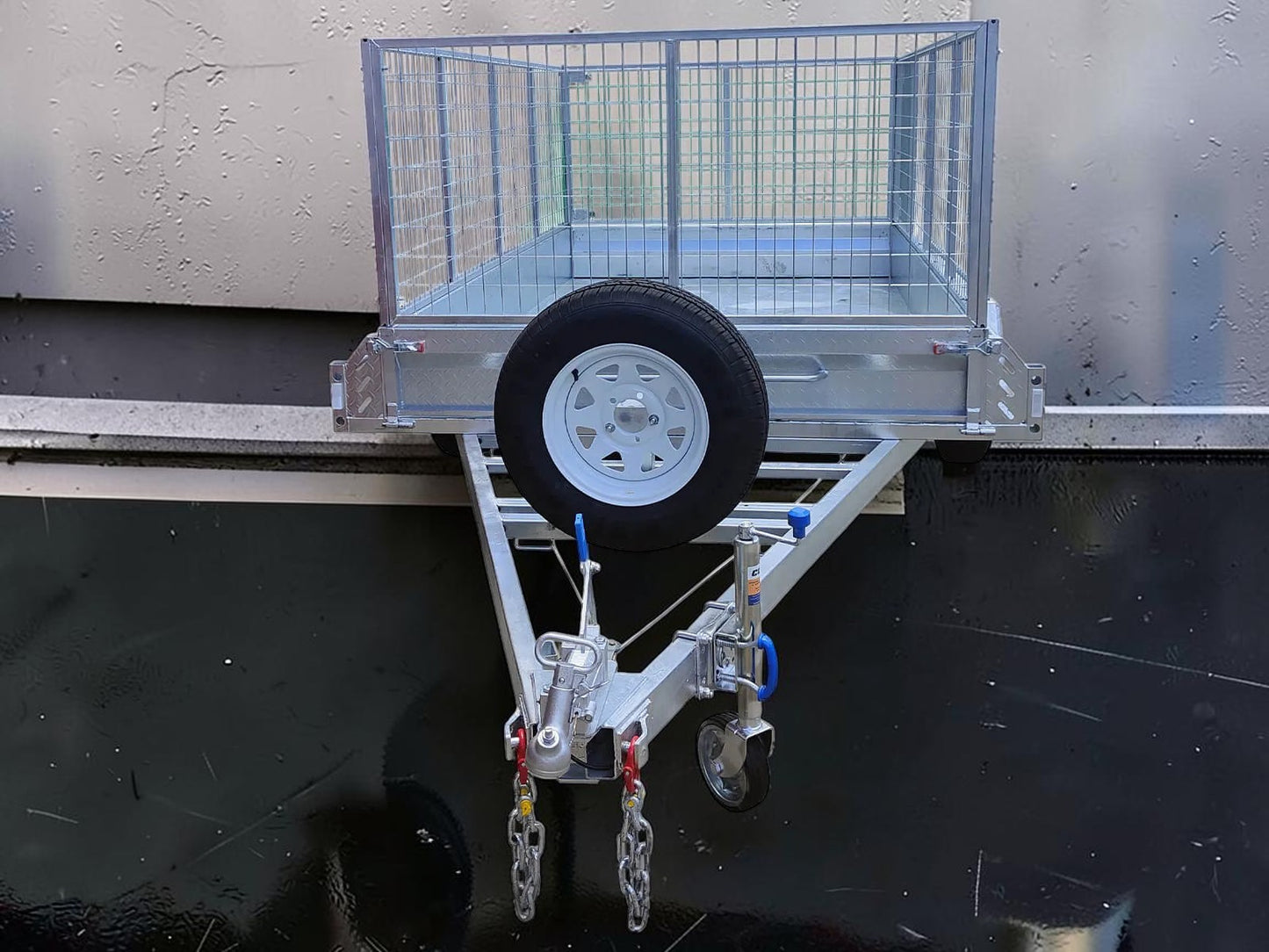Premium 8×5 Tandem Box Trailer Dual 2000kg ATM