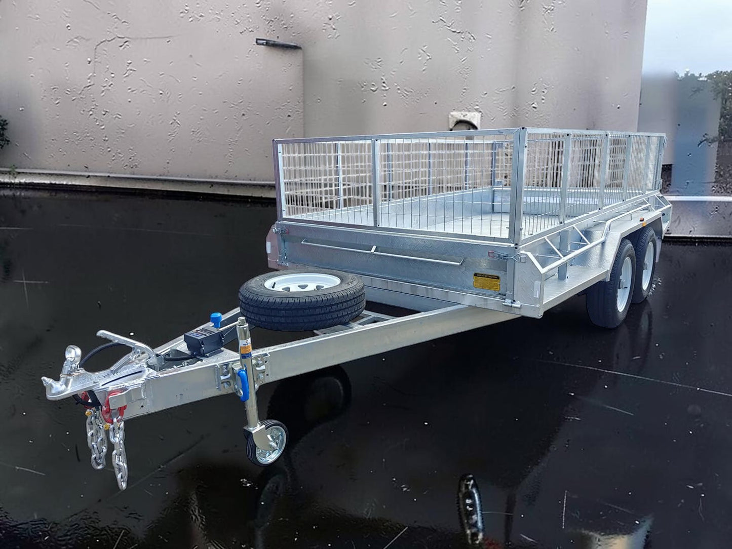 Premium 8×5 Tandem Box Trailer Dual 2000kg ATM