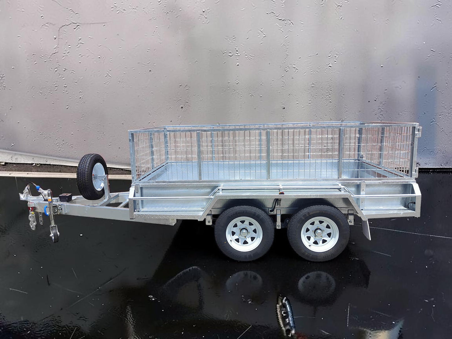 Premium 8×5 Tandem Box Trailer Dual 2000kg ATM