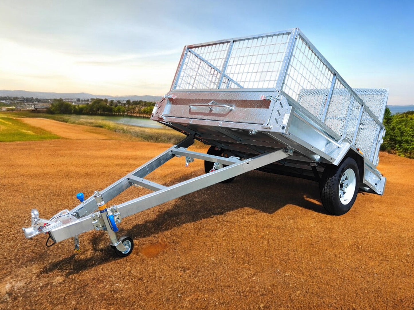 7x5 CCT Box Trailers Premium Model Ultra Heavy-Duty 750KG For Sale