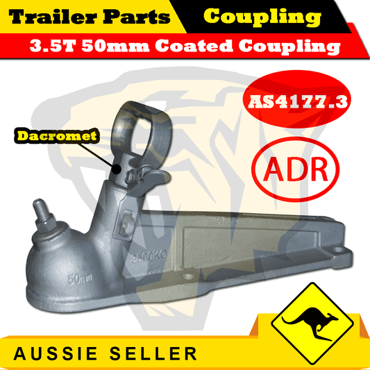 3.5T 50mm Ball Electric Coupling Dacromet coated