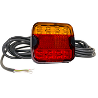 10 Series Left Hand LED Combo Trailer Lamp - Stop / Tail / Indicator with 9m Cable