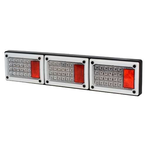 Perei 510 Series LED Twin Jumbo Clear Lens Combo Lamp - Stop / Tail / Indicator