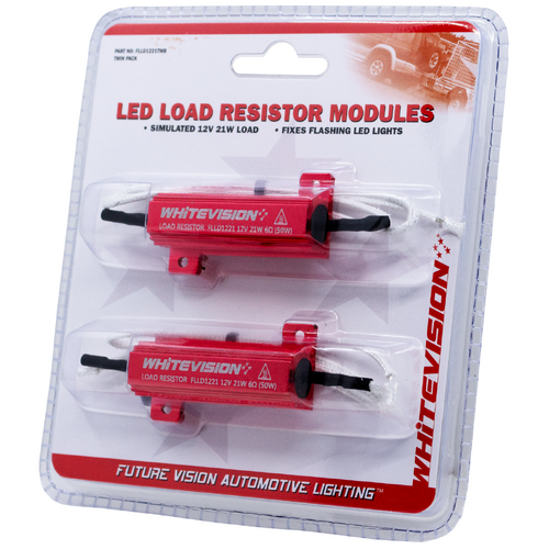 21W LED Load 12V Resistor Twin Blister (8R)