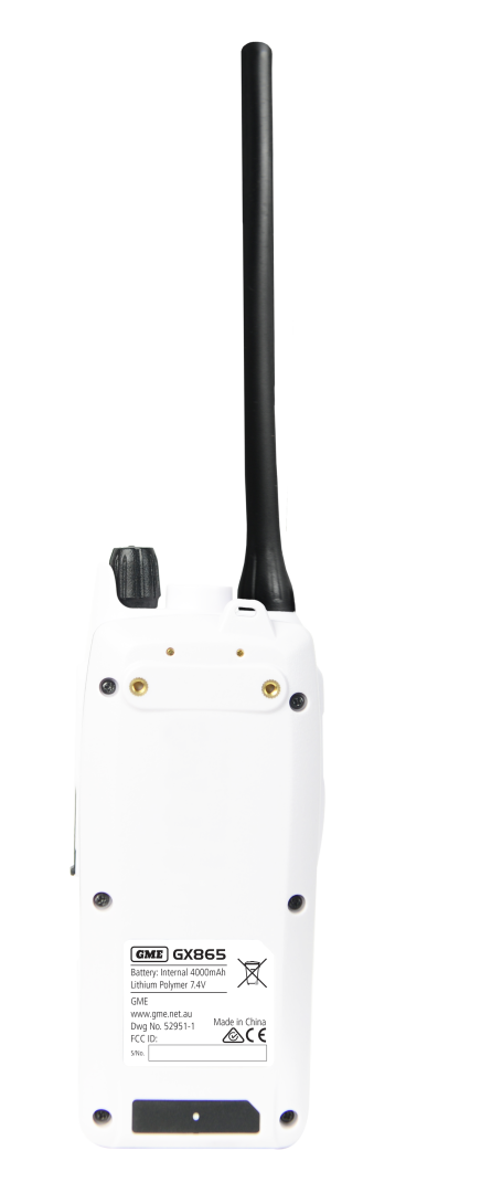 GX865 VHF Marine Handheld Radio Fixed communication