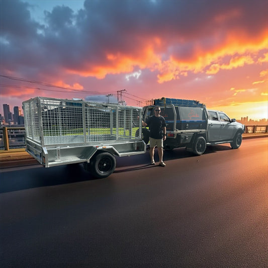 7 x 5 ft Box tilting Trailer – ATM 750kg