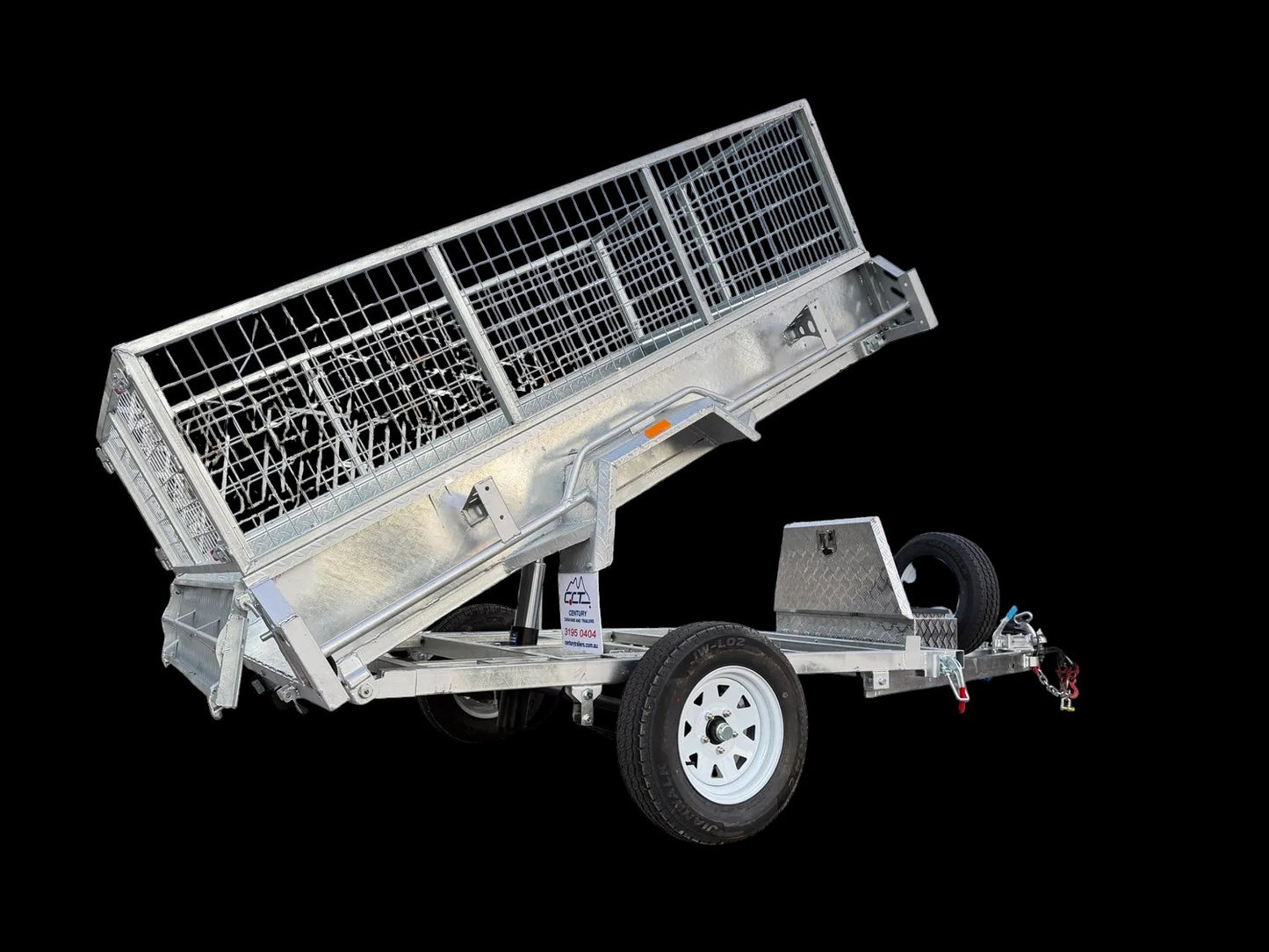 8×5 Hydraulic Tipper Box Trailer – ATM 1400kg single