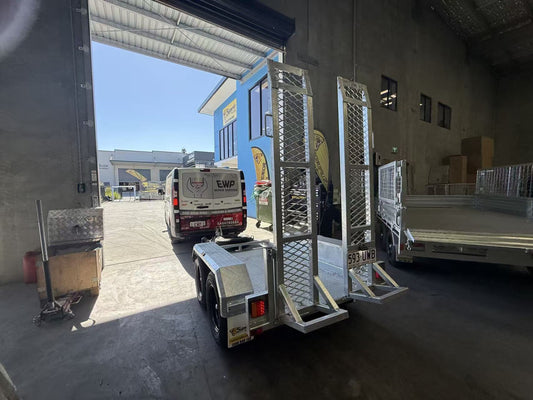 Superior 8x5 Heavy Duty Galvanised Tilt Plant Trailer Tandem Axle ATM 3200KG