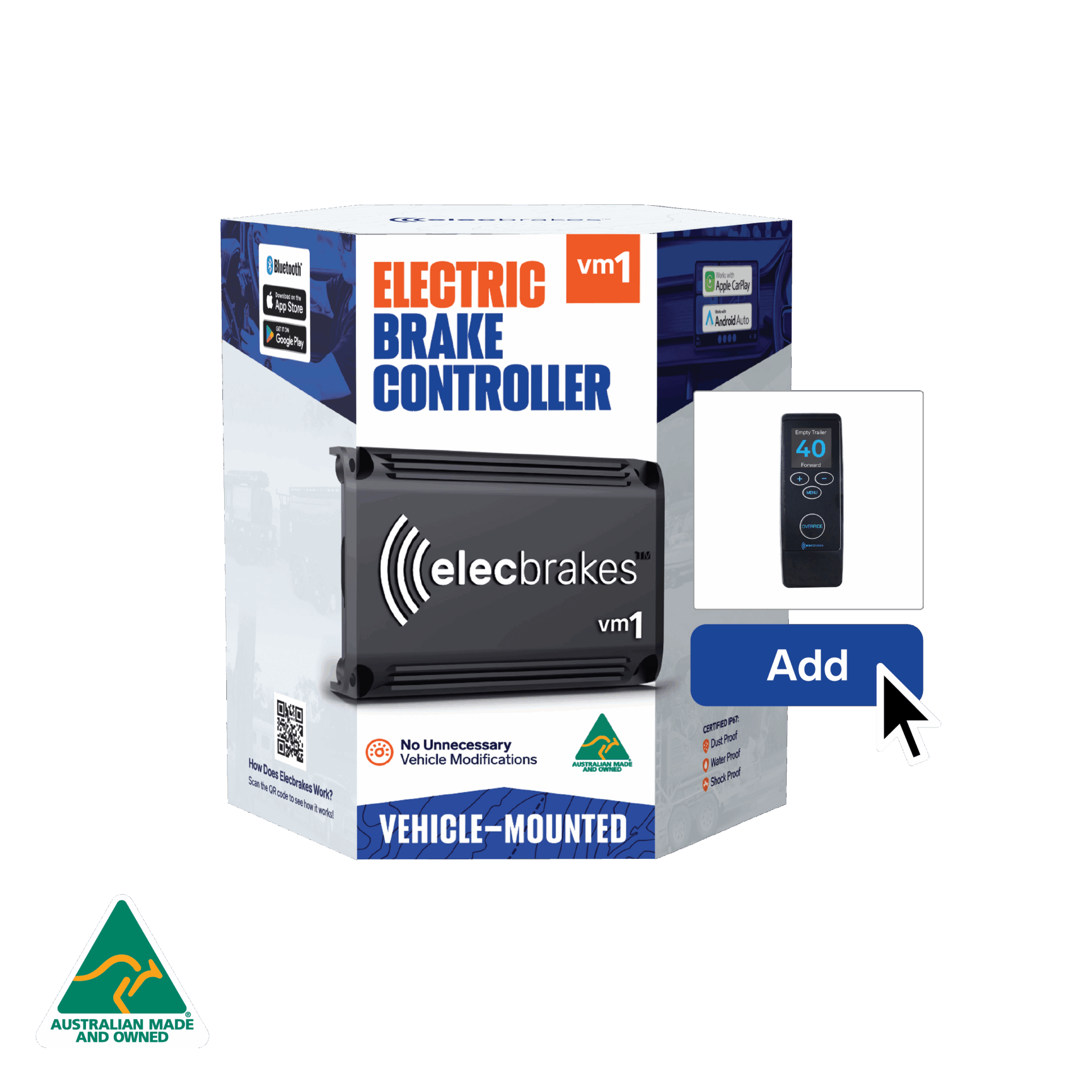 VM1 Vehicle-Mounted Brake Controller – Complete Set Brake Controler