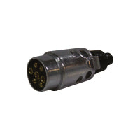 Trailer Plug - Large Metal Round 7 Pin Blister