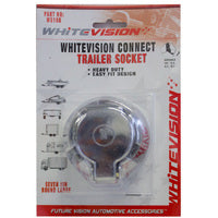 Trailer Socket - Large Metal Round 7 Pin