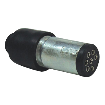 Trailer Plug - Small Metal Round 7 Pin - 10 Pack