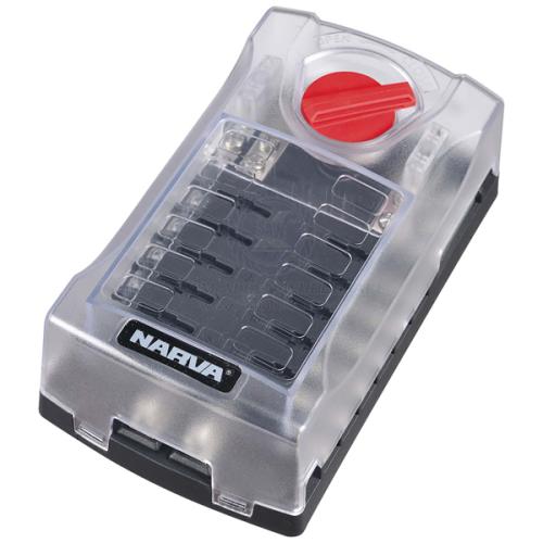 NARVA 12 WAY FUSE BOX AND COVER boat phone chargers
