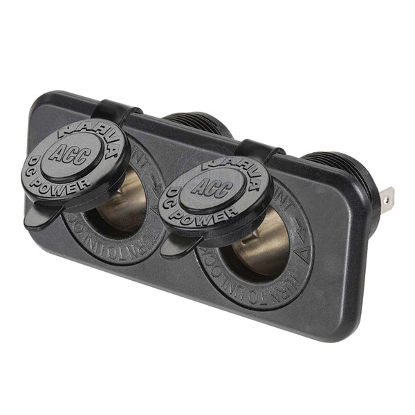 NARVA HEAVY-DUTY TWIN ACCESSORY SOCKETS