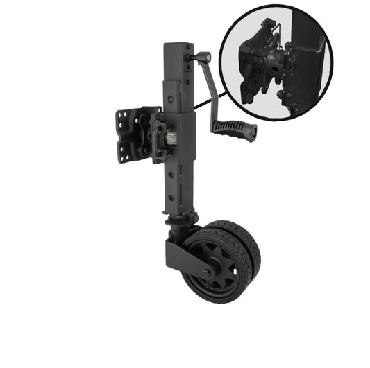 XO750 Jockey Wheel Tube Mount Black Jokey Wheels