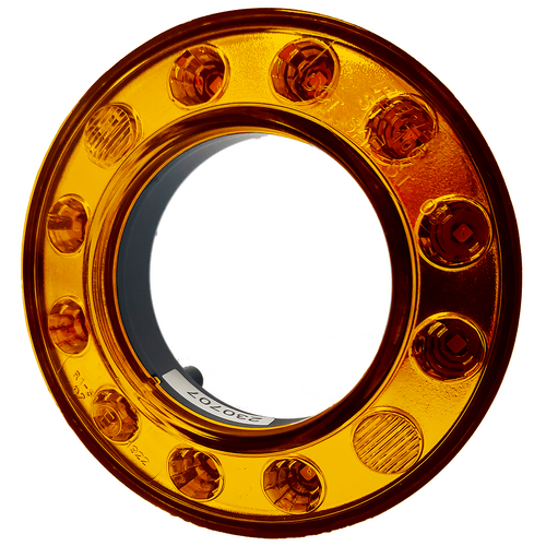 ZZ Series 95mm LED Amber Lens Rear Indicator Ring (12V)