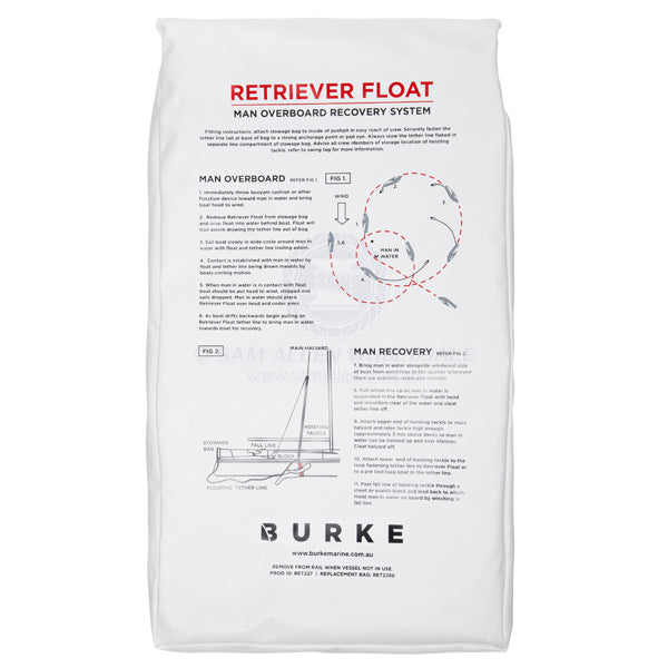 BURKE RETRIEVER FLOAT LIFESLING AND STOWBAG