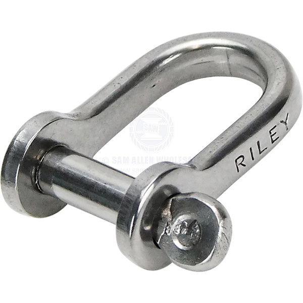 RILEY SHACKLES - STANDARD DEE - STAINLESS STEEL