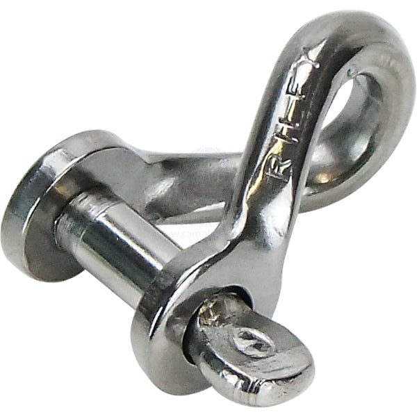 RILEY SHACKLES - TWISTED - STAINLESS STEEL