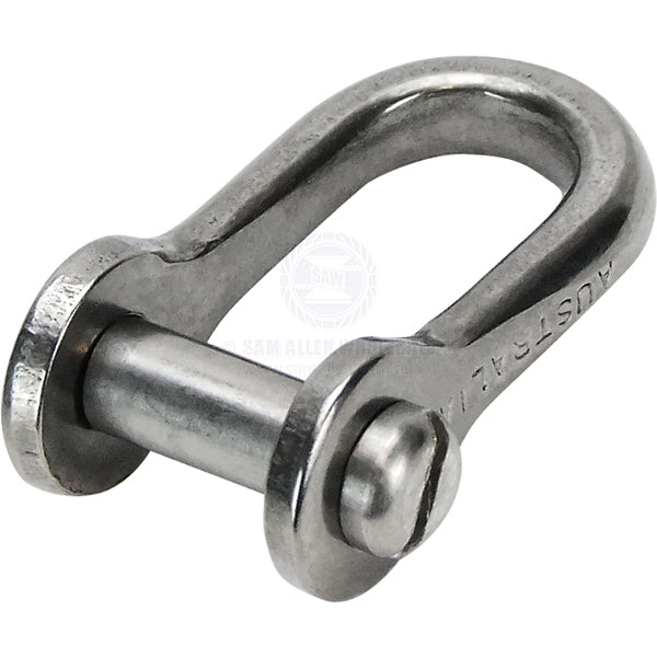 RILEY SHACKLES - SLOTTED PIN - STAINLESS STEEL