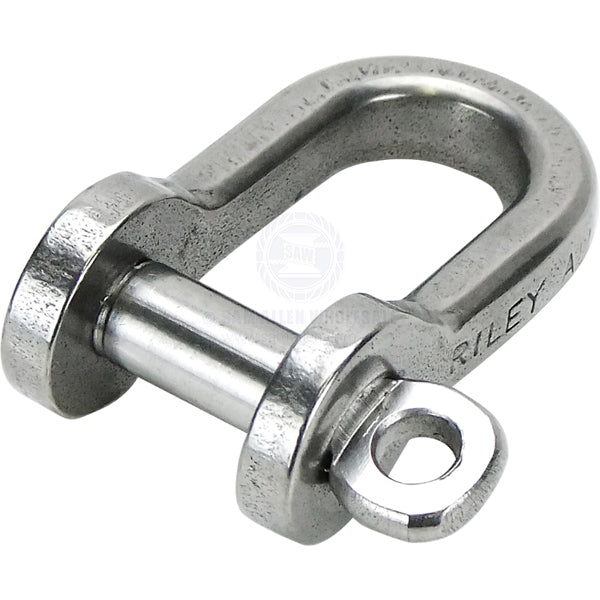 RILEY SHACKLES - STANDARD DEE - STAINLESS STEEL