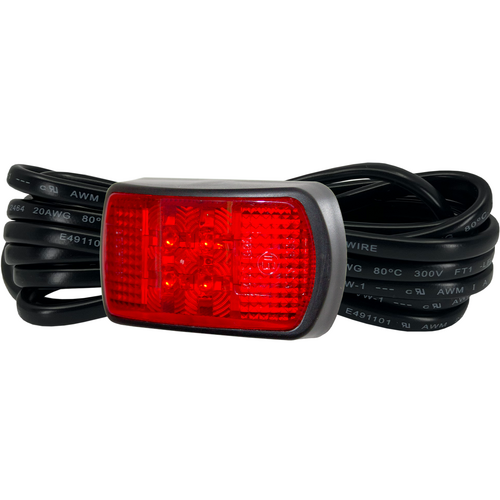 SM60 Series LED Red Lens Rear Maker 3m Cable