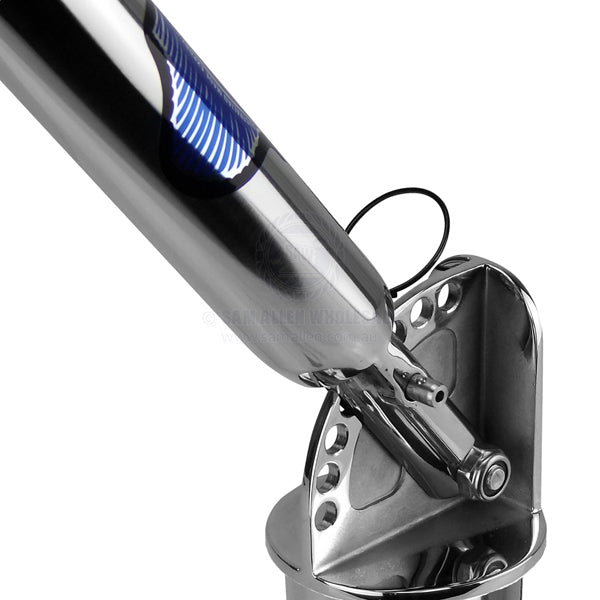 REELAX ADJUSTABLE DREDGE BOOM STAINLESS STEEL WITH ROD HOLDER
