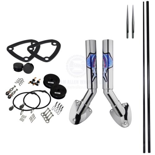 REELAX GUNWALE MOUNT OUTRIGGER KITS