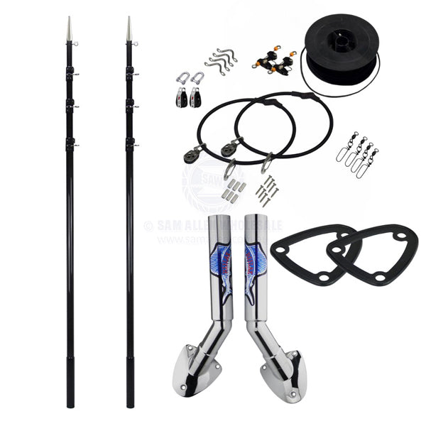 REELAX GUNWALE MOUNT OUTRIGGER KITS