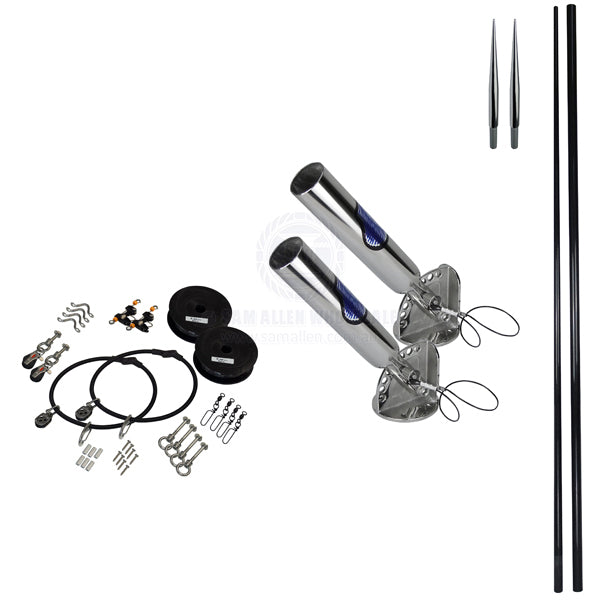 REELAX DELUXE CENTRE SHOTGUN RIGGER OUTRIGGER KITS