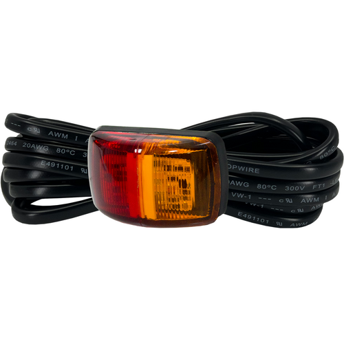 SM62 Series Red / Amber Lens Side LED Marker with 3m Cable