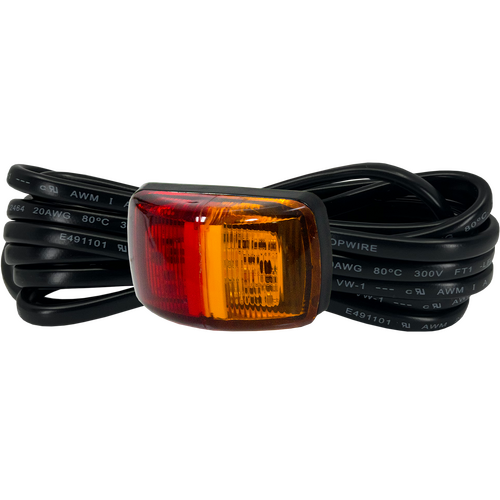 SM62 Series Red / Amber Lens Side LED Marker with 3m Cable