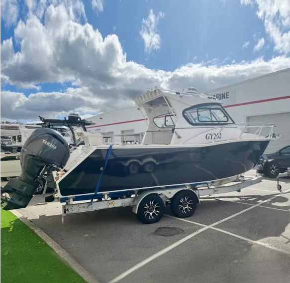 25ft 7.5m V Hull Full Welded Outboard Motor Cuddy Cabin Fishing Boats Aluminium aluminum boat