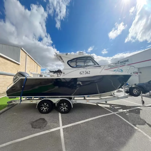 25ft 7.5m V Hull Full Welded Outboard Motor Cuddy Cabin Fishing Boats Aluminium aluminum boat
