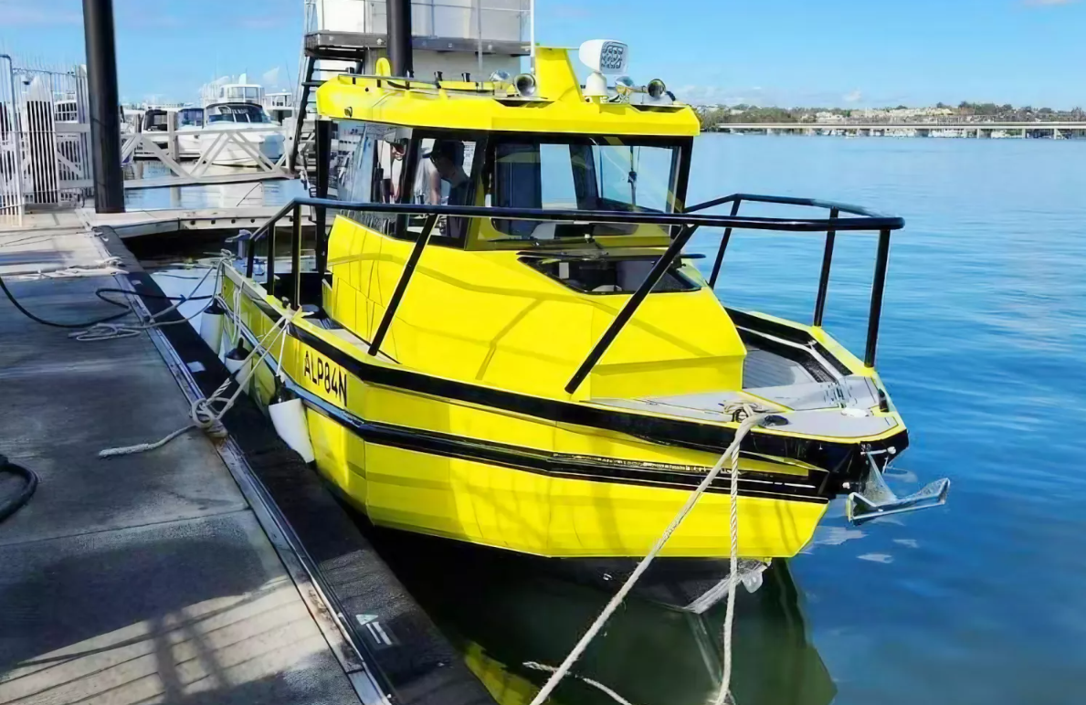 7.5m Easycraft Aluminum V Hull Cabin Fishing Boat with Walkaround aluminum boat