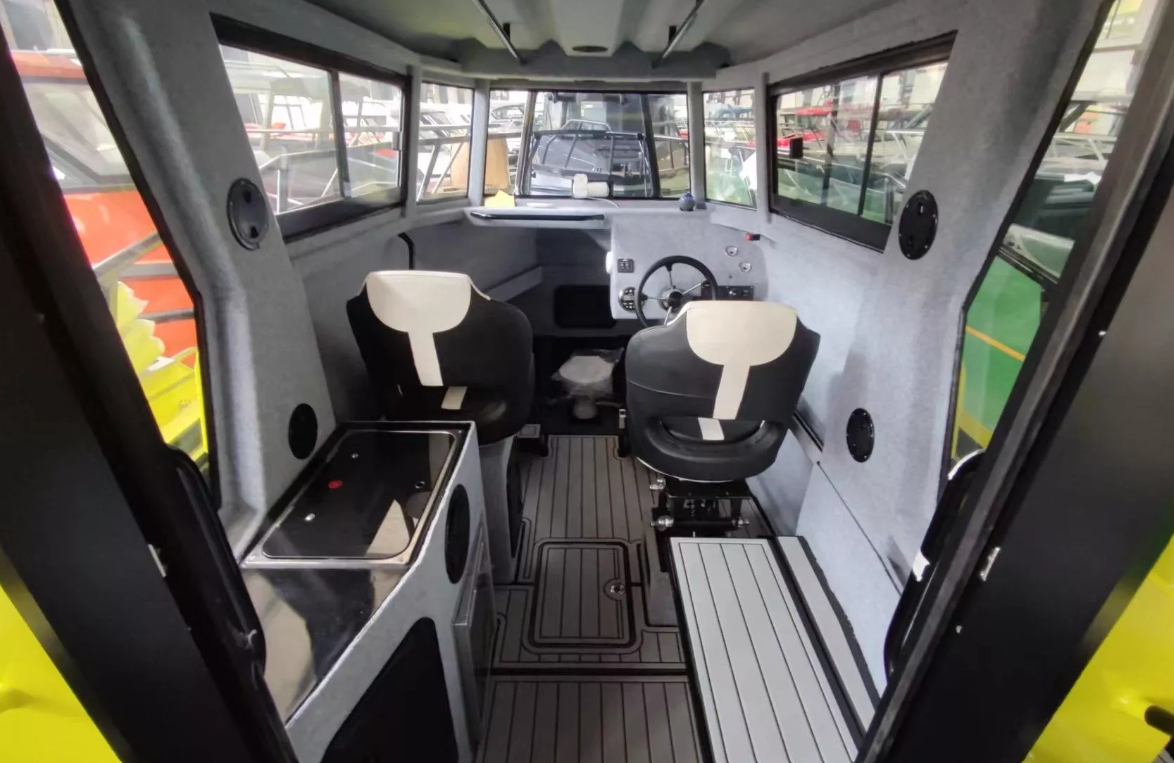 7.5m Easycraft Aluminum V Hull Cabin Fishing Boat with Walkaround aluminum boat