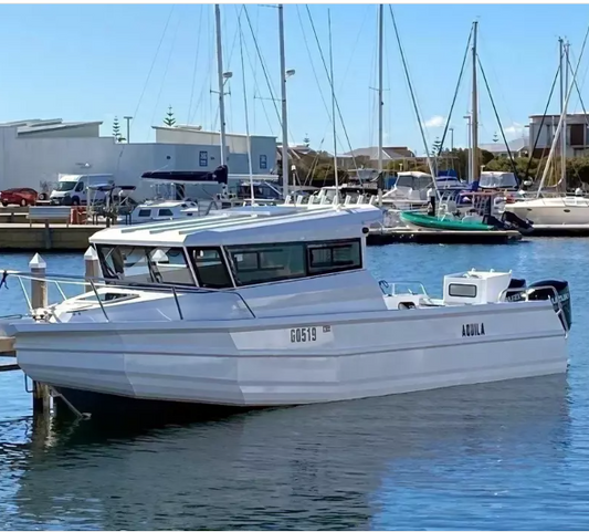 9m Easycraft Aluminium Plate Cabin Fishing Boat aluminum boat
