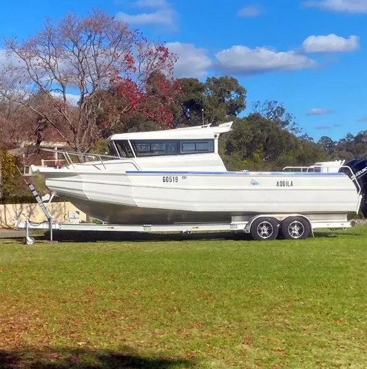 9m Easycraft Aluminium Plate Cabin Fishing Boat aluminum boat