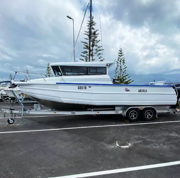 9m Easycraft Aluminium Plate Cabin Fishing Boat aluminum boat