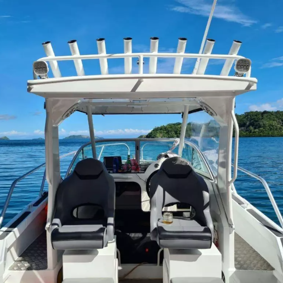 7.5m Plate Center Cabin Walk Around wolf pack aluminum boat
