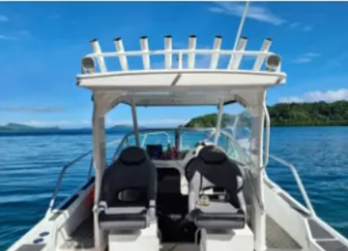 7.5m Plate Center Cabin Walk Around wolf pack aluminum boat