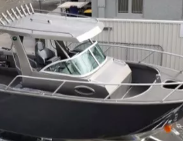 7.5m Plate Center Cabin Walk Around wolf pack aluminum boat