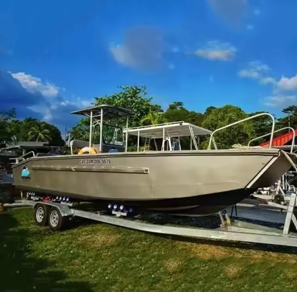 wolf Pack 7.9m Small V Bottom Aluminum Cargo Barges Landing Craft Boat