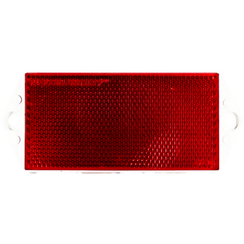 WR102 Series Red Reflector White Base