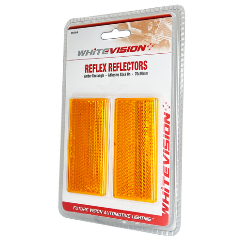 WR130 Series Amber Reflector Blister